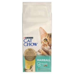 PURINA Cat Chow Hairball Alimento Ricco Di Pollo 15kg