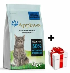 APPLAWS Complete Dry Adult Ocean Fish With Salmon 6kg + Sorpresa Per Il Gatto GRATIS