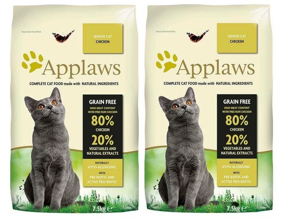 APPLAWS Complete Dry Senior Chicken 7,5kg X2 3 APPLAWS Complete Dry Senior Chicken 7,5kg X2