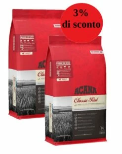 Acana Classics Classic Red 2x17kg - 3% Di Sconto In Un Set