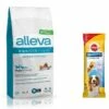 Alleva Equilibrium Sensitive Puppy All Breeds Ocean Fish 12kg + PEDIGREE DentaStix (razza Media) Trattamento Dentale Per Cani 3 Pz. - 77g