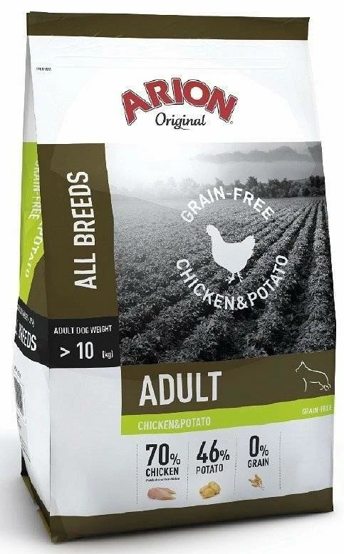 Arion Original Grain Free Chicken & Potato 12kg X2 3 Arion Original Grain Free Chicken & Potato 12kg X2