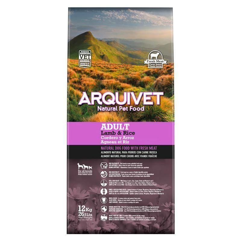 Arquivet Adult Agnello Con Riso 12 Kg 4 Arquivet Adult Agnello Con Riso 12 Kg - immagine 2