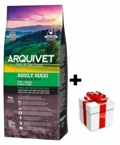 Arquivet Adult MAXI Pollo Con Riso 12 Kg + Sorpresa Per Il Cane GRATIS
