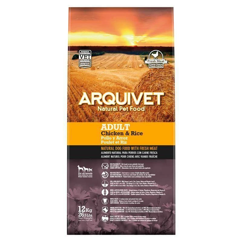 Arquivet Adult Pollo Con Riso 2x12 Kg - 3% Di Sconto In Un Set 5 Arquivet Adult Pollo Con Riso 2x12 Kg - 3% Di Sconto In Un Set - immagine 3