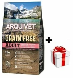Arquivet Grain-Free Salmone E Tonno Con Verdure 12 Kg + Sorpresa Per Il Cane GRATIS
