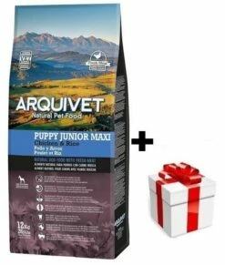 Arquivet Puppy&Junior MAXI Pollo Con Riso 12kg + Sorpresa Per Il Cane GRATIS
