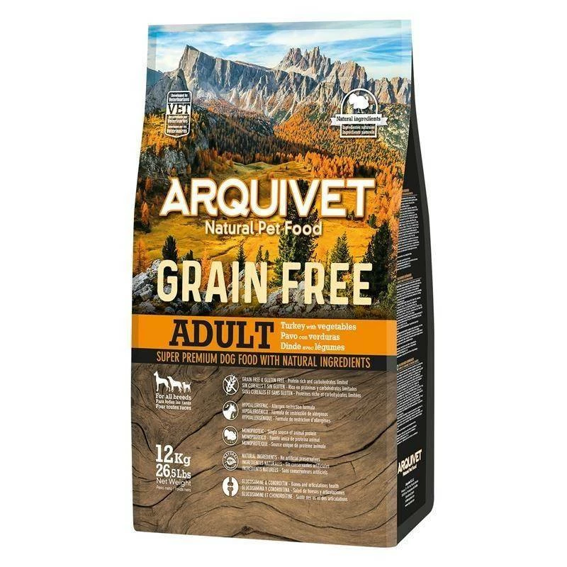 Arquivet Tacchino Senza Cereali Con Verdure 2x12 Kg - 3% Di Sconto In Un Set 10 Arquivet Tacchino Senza Cereali Con Verdure 2x12 Kg - 3% Di Sconto In Un Set - immagine 8