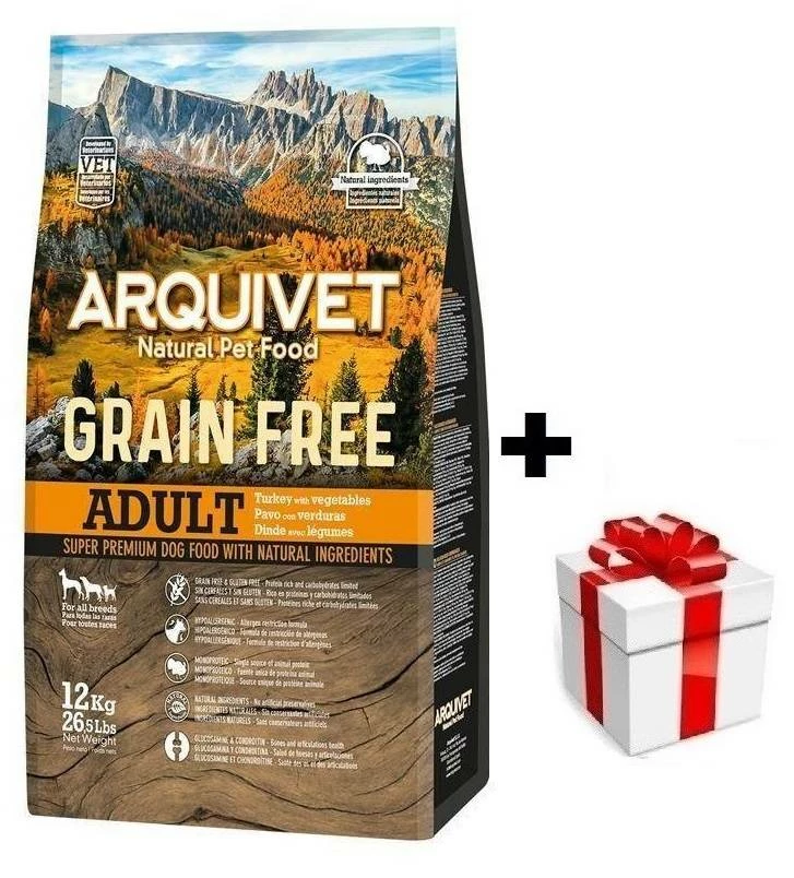 Arquivet Tacchino Senza Cereali Con Verdure 12 Kg + Sorpresa Per Il Cane GRATIS 3 Arquivet Tacchino Senza Cereali Con Verdure 12 Kg + Sorpresa Per Il Cane GRATIS