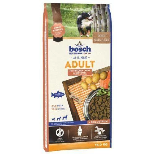 BOSCH Adult Salmon & Potato 15kg X2 3 BOSCH Adult Salmon & Potato 15kg X2