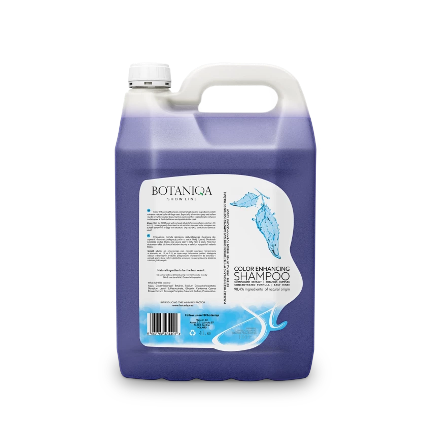 BOTANIQA Color Enhancing Shampoo 4l 3 BOTANIQA Color Enhancing Shampoo 4l