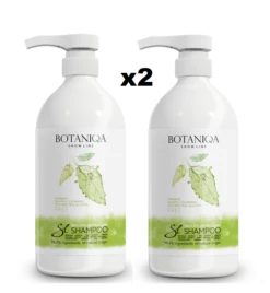 BOTANIQA Shampoo Liscio Districante Per Cani A Pelo Lungo 2x1l - E Più Conveniente Un Set