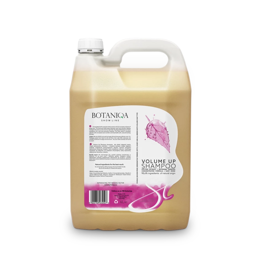 BOTANIQA Volume Up Shampoo 4l 3 BOTANIQA Volume Up Shampoo 4l