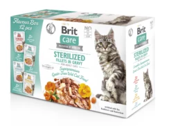 BRIT CARE Cat Sterilized Filetti In Salsa 12x85g