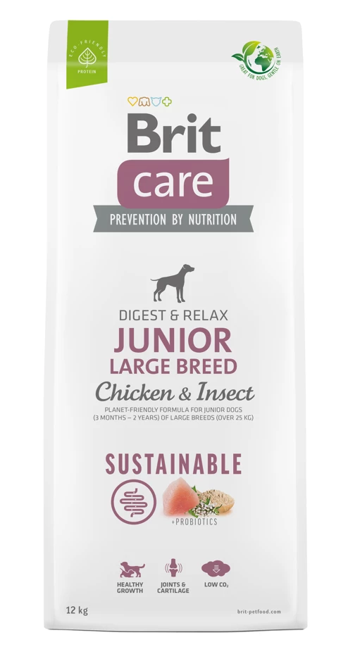 BRIT CARE Dod Sustainable Junior Large Breed Chicken & Insect 12kg 4 BRIT CARE Dod Sustainable Junior Large Breed Chicken & Insect 12kg - immagine 2