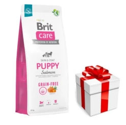 BRIT CARE Dog Grain-free Puppy Salmone 12kg +sorpresa Del Cane Gratuito