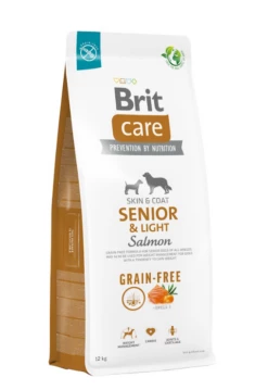BRIT CARE Dog Grain-free Senior & Light Salmone 12kg