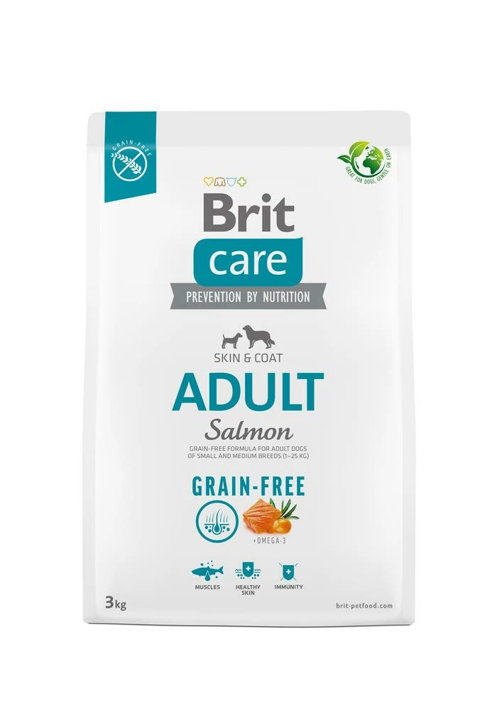 BRIT CARE Grain-free Adult Salmone 3kg 4 BRIT CARE Grain-free Adult Salmone 3kg - immagine 2
