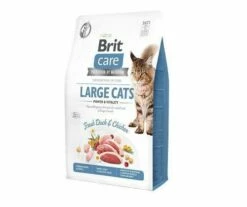 Brit Care Grain-Free Large Cats Power & Vitality Con Anatra E Pollo 2kg