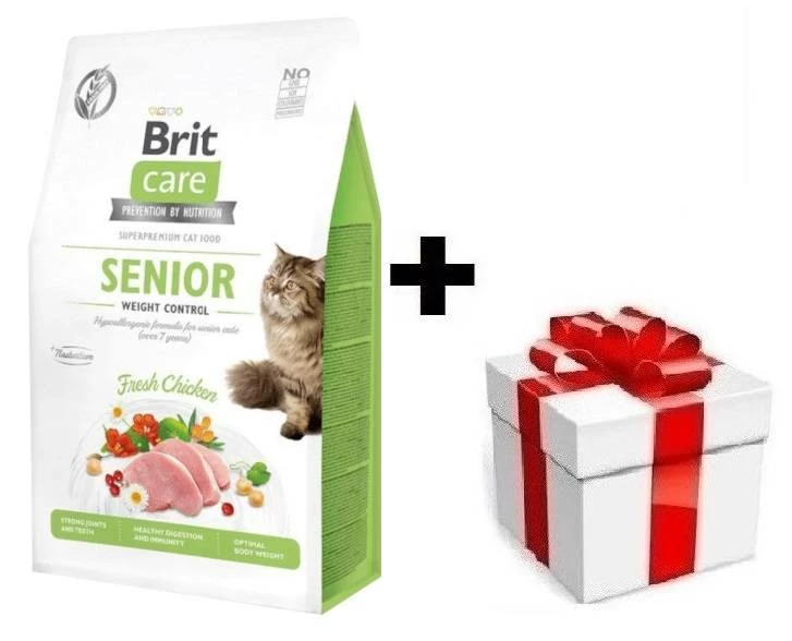 Brit Care Grain-Free Senior Weight Control Con Pollo 7kg + Sorpresa Per Il Gatto GRATIS 3 Brit Care Grain-Free Senior Weight Control Con Pollo 7kg + Sorpresa Per Il Gatto GRATIS