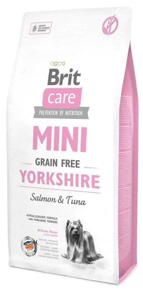 Brit Care Mini Grain Free Yorkshire Con Salmone E Tonno 2kg 3 Brit Care Mini Grain Free Yorkshire Con Salmone E Tonno 2kg