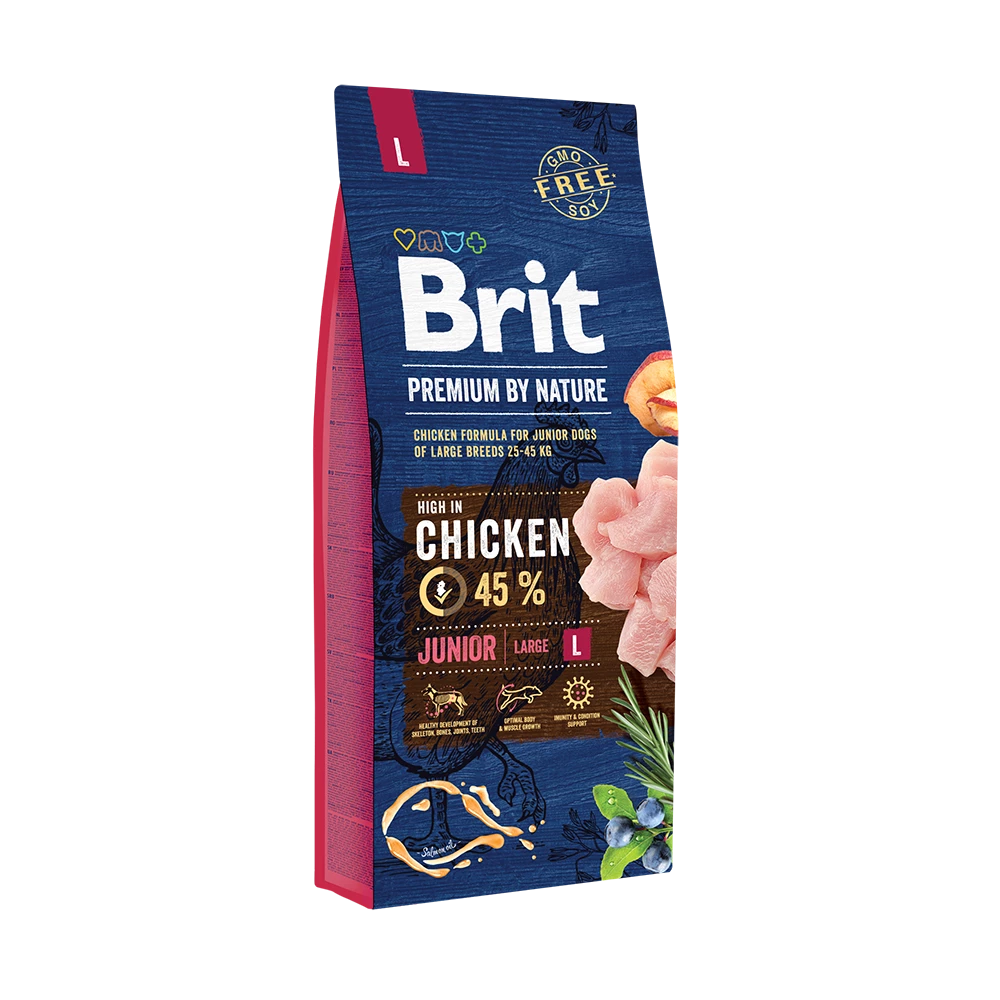 Brit Premium By Nature Junior L Con Pollo 15kg X2 4 Brit Premium By Nature Junior L Con Pollo 15kg X2 - immagine 2