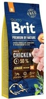 Brit Premium By Nature Junior M Con Pollo 15kg