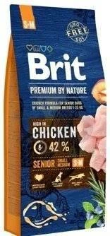 Brit Premium By Nature Senior S+M Con Pollo 15kg