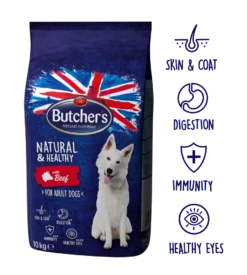 Butcher's Natural&Healthy Cane Secco Con Manzo 10kg