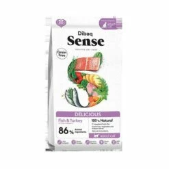 Dibaq Sense Senza Cereali Per Gatti (Pesce, Tacchino) 6kg