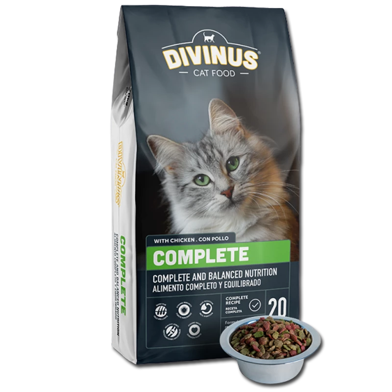 Divinus Cat Complete Per Gatti Adulti 20 Kg 3 Divinus Cat Complete Per Gatti Adulti 20 Kg