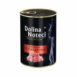 Dolina Noteci Cibo Premium Per Gatti Ricco Di Carne Di Vitello 400g X12