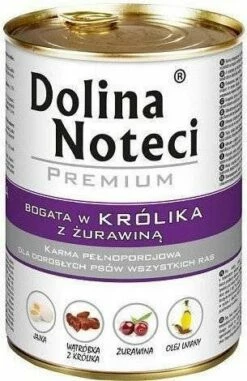 Dolina Noteci Premium Coniglio Con Mirtillo Rosso 400g X12