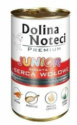 Dolina Noteci PREMIUM Junior Gusti Misti 48 X 400g -BRIT in Italia ita pl Dolina Noteci Premium Junior ricco di cuori di manzo 400g 16143 1 1