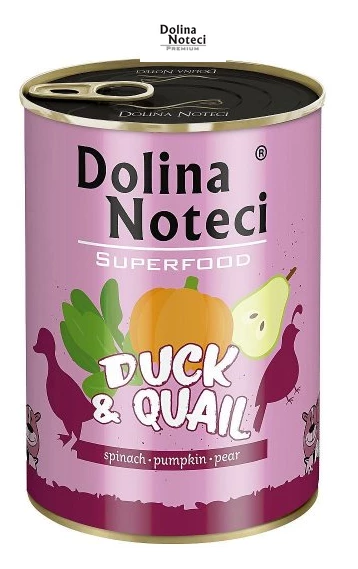 Dolina Noteci Superfood Anatra E Quaglia 400g X6 3 Dolina Noteci Superfood Anatra E Quaglia 400g X6