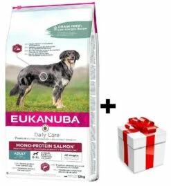 EUKANUBA Mono-Protein Salmon 12kg + Sorpresa Per Il Cane GRATIS