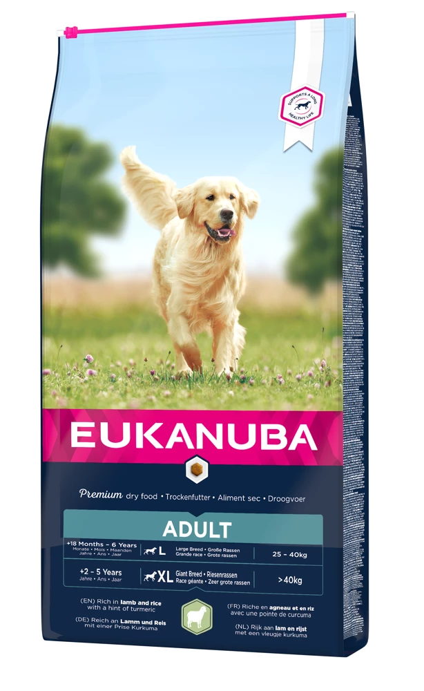 Eukanuba Agnello E Riso Per Adulti Di Razza Grande 12kg X2 4 Eukanuba Agnello E Riso Per Adulti Di Razza Grande 12kg X2 - immagine 2