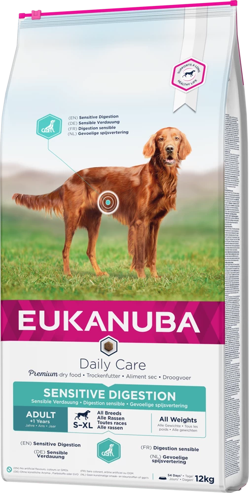 Eukanuba Cura Quotidiana Adult Sensitive Digestion 12kg 3 Eukanuba Cura Quotidiana Adult Sensitive Digestion 12kg