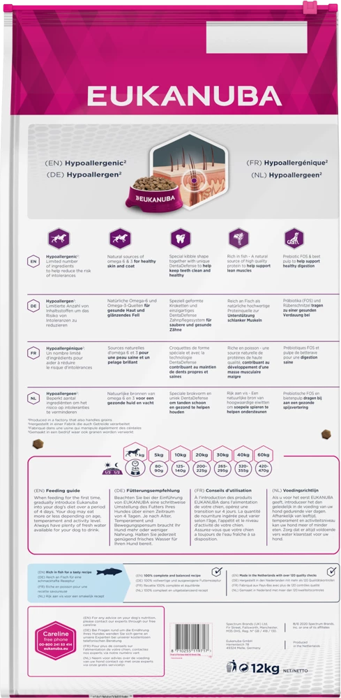 Eukanuba Cura Quotidiana Pelle Sensibile Per Adulti 12kg X2 4 Eukanuba Cura Quotidiana Pelle Sensibile Per Adulti 12kg X2 - immagine 2