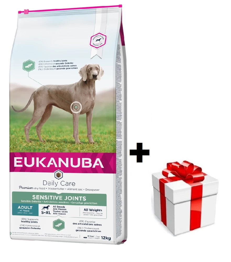 Eukanuba Cura Quotidiana Sensitive Joints 12kg + Sorpresa Per Il Cane GRATIS 3 Eukanuba Cura Quotidiana Sensitive Joints 12kg + Sorpresa Per Il Cane GRATIS