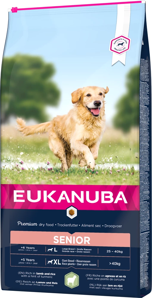 Eukanuba Maturo & Senior Agnello Grande E Riso 12kg 4 Eukanuba Maturo & Senior Agnello Grande E Riso 12kg - immagine 2