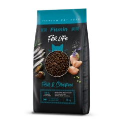 FITMIN Cat For Life Adult Pesce E Pollo 8 Kg