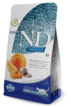 Farmina N&D Ocean Feline Adult Herring Pumpkin&Orange 1,5kg