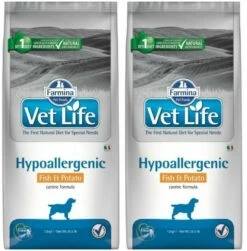 Farmina Vet Life Canine Hypoallergenic Fish&Potato 12kg X2