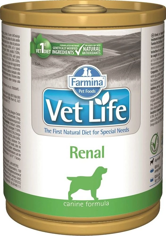 Farmina Vet Life Renal Dog 12x300g 3 Farmina Vet Life Renal Dog 12x300g