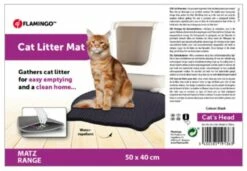 Flamingo Tappetino Per Lettiera Testa Di Gatto 50 X 40 Cm -BRIT in Italia ita pl Flamingo Tappetino per lettiera testa di gatto 50 x 40 cm 20446 3