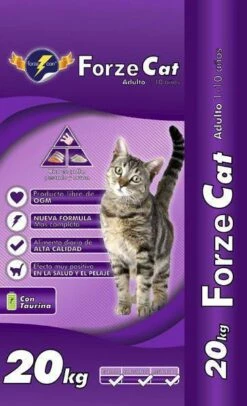 Forzecat 60% Di CARNE E PESCE. 20 Kg Senza OGM