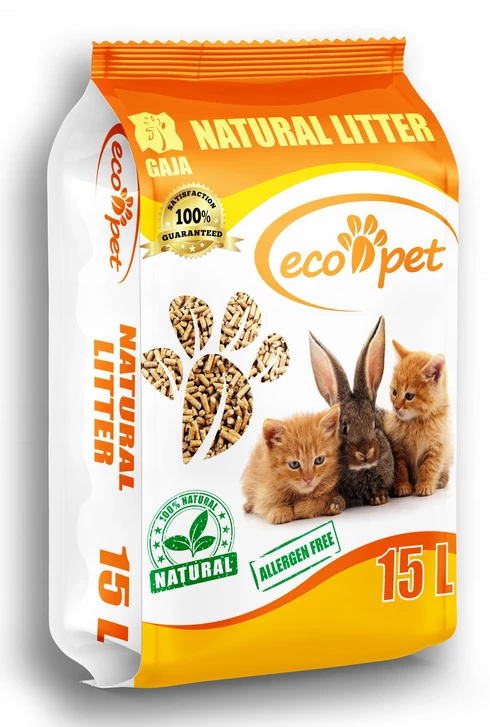 Gaja Eco-Pet Lettiera In Legno Per Gatti E Lettiere Per Piccoli Animali 35L 3 Gaja Eco-Pet Lettiera In Legno Per Gatti E Lettiere Per Piccoli Animali 35L