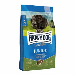 HAPPY DOG Sensible Junior, Cibo Secco, Agnello/riso, 10 Kg