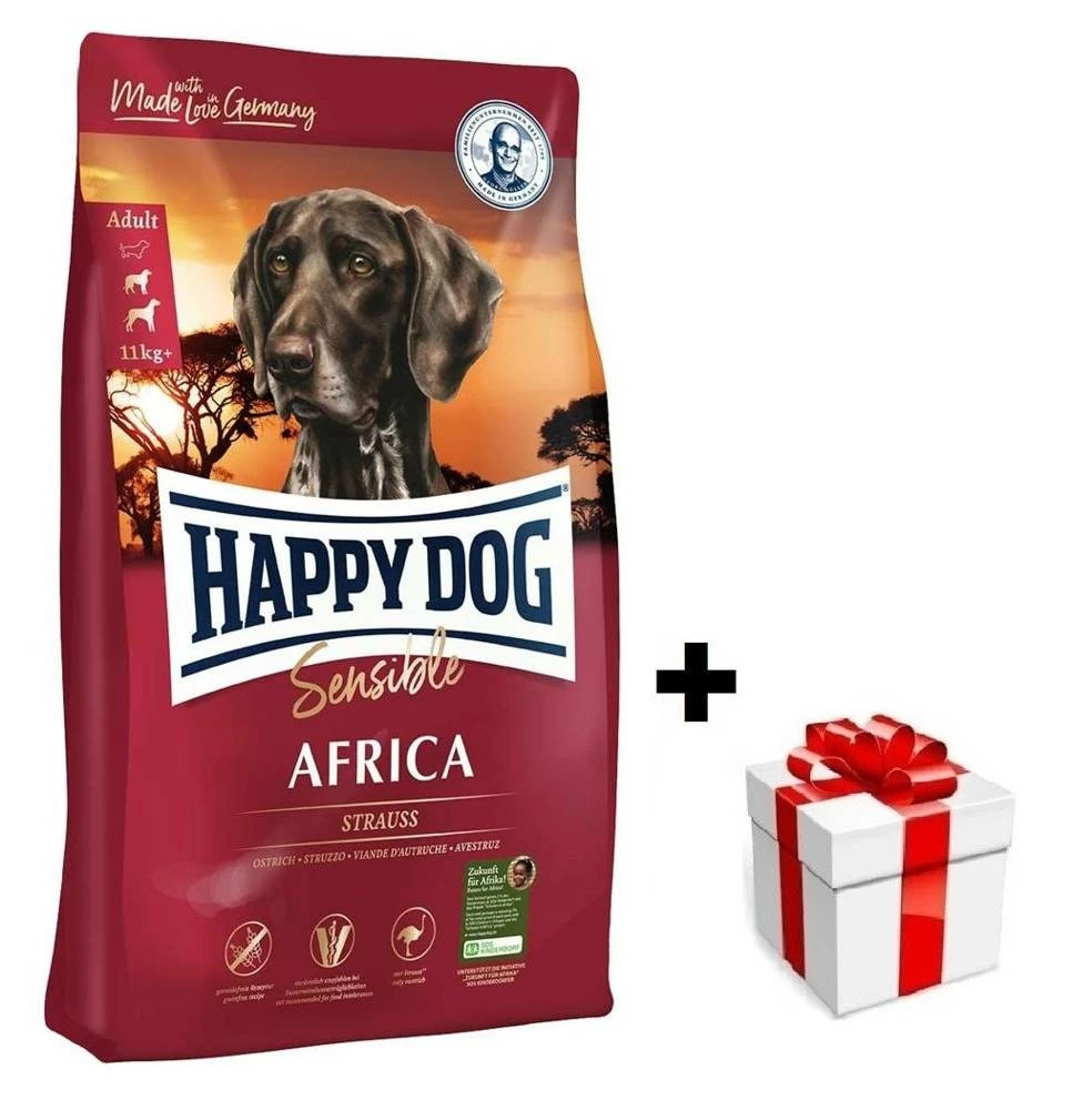 Happy Dog Supreme Africa 12,5kg + Sorpresa Per Il Cane GRATIS 3 Happy Dog Supreme Africa 12,5kg + Sorpresa Per Il Cane GRATIS